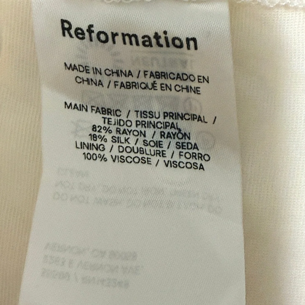 Reformation amina blouse